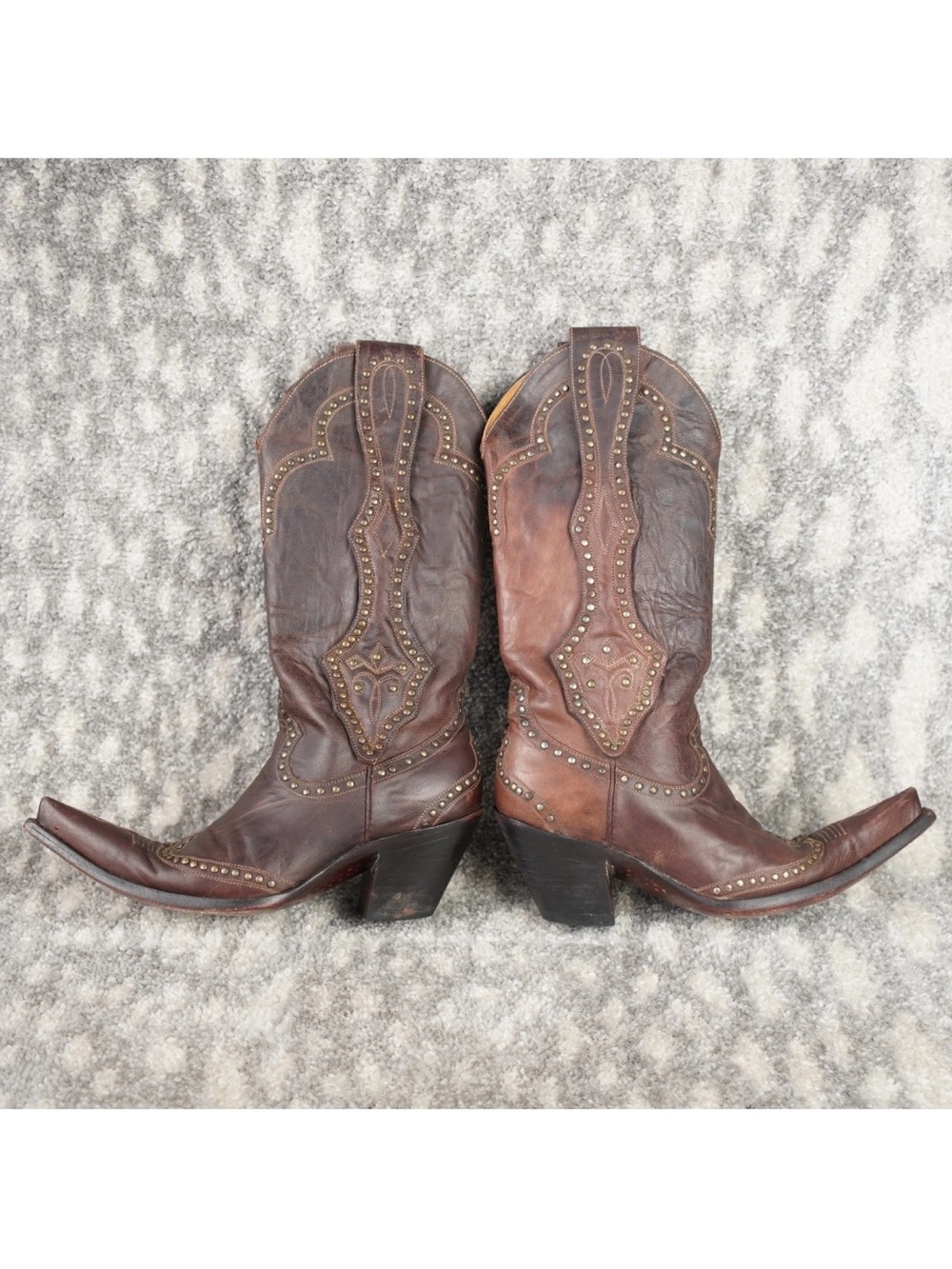 Boot Star Co. by Old Gringo Cowgirl Leather Western Boots W/Studed Womens 6.5 B - Picture 6 of 14